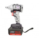 Masina de insurubat cu impact 320Nm, acumulator 20V/4000mAh si incarcator 220V/50-60Hz, ax 12.7mm, 2200rot/min IP20 Makute