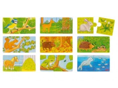Puzzle educativ - Cine pe cine mananca? | Goki foto