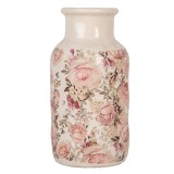 Cumpara ieftin Vaza flori ceramica multicolora Roses &Oslash; 14x26 cm