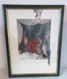 Tablou Hardi Zappini (n. 1956) - &quot;SUNRISE&quot; - Litografie/Imprimare offset color, Abstractă, Semnată, &Icirc;nrămată