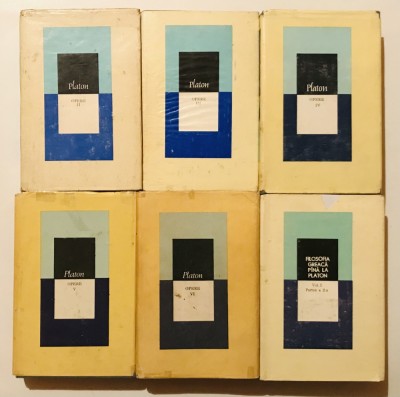 Platon Opere volumele 2,3,4,5,6 si Vol 1 partea 2 din Filosofia Greaca pana la Platon. Editura Stiintifica. foto