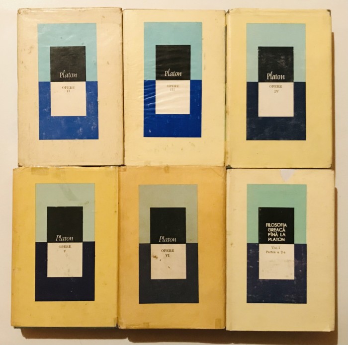 Platon Opere volumele 2,3,4,5,6 si Vol 1 partea 2 din Filosofia Greaca pana la Platon. Editura Stiintifica.