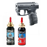 Cumpara ieftin Kit pentru Autoaparare format din Pistol PDP Rezerva Spray Piper Jet si Rezerva Spray Pepper Gel