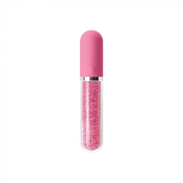 Stardust Charm - Vibrator ruj, roz, 16.7 cm