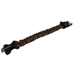 Bratara supravietuire, Military Surplus, paracord, 26 cm, camuflaj