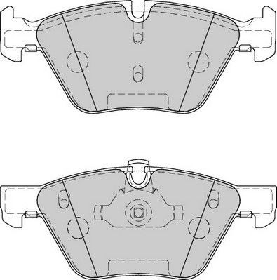 Placute frana BMW Seria 1 (E81, E87), Seria 3 (E90/ E91); Jaguar X-Type (Cf1), X-Type Estate (Cf1) SRLine parte montare : Punte fata foto