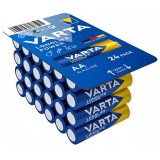 Set 24 Baterii Alcaline Varta Longlife Power AA LR6, 1.5V, Made in Germany