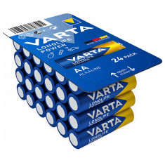 Set 24 baterii VARTA LONGLIFE POWER alcaline AA LR6 1.5V