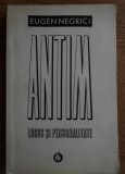 Eugen Negrici - Antim, logos si personalitate