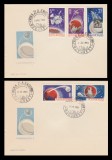 1965 Romania - 2 FDC Cosmonautica II, LP 619