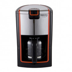 Cafetiera Camry, Putere 900W, Capacitate 1.2L, Antipicurare, Protectie la Supraincalzire, Negru/Rosu foto