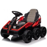 UTV electric pentru 2 copii Kinderauto MoonRider 6x6 180W 24V premium, rosu