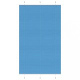 vidaXL Jaluzea plisată Albastru 115x200 cm Lățime țesătură 114,4 cm