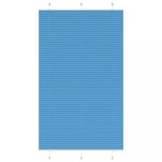 vidaXL Jaluzea plisată Albastru 115x200 cm Lățime țesătură 114,4 cm 4015214