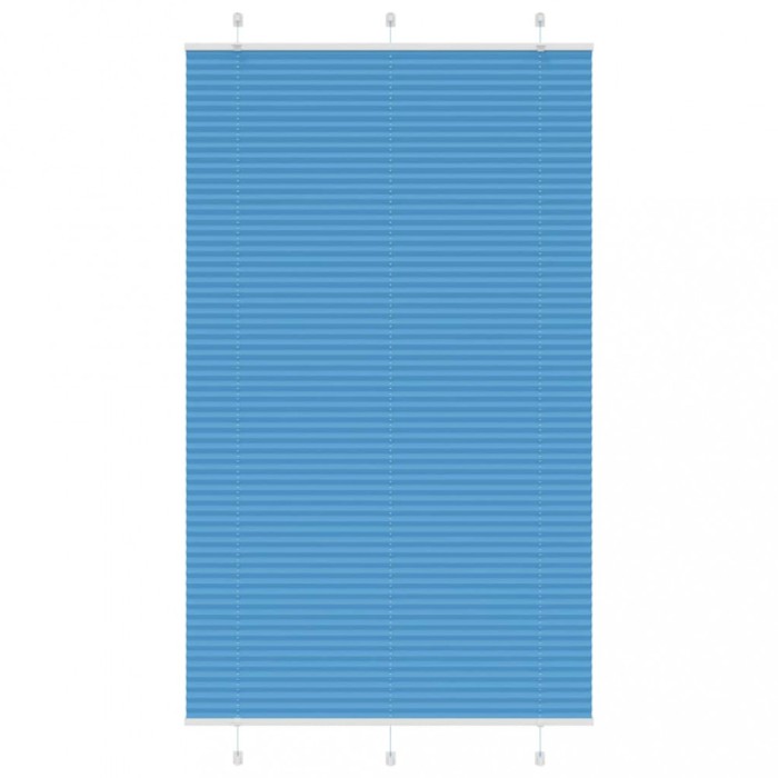 vidaXL Jaluzea plisată Albastru 115x200 cm Lățime țesătură 114,4 cm 4015214