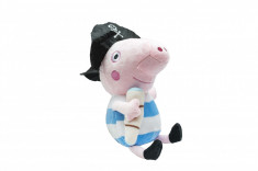 Peppa Pig ,Peppa si George &amp;amp;#8211; Costumati, Cu Sunete, 20 cm foto