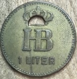 Jeton Germania - HB 1 LITER / BUN PENTRU UN LITRU
