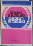 PROBLEME DE MATEMATICI SI OBSERVATII METODOLOGICE-CONSTANTIN N. UDRISTE, CONSTANTIN M. BUCUR