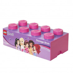 Cutie depozitare LEGO Friends 2x4 roz foto