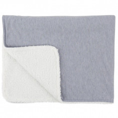 Paturica reversibila din tricot fleece 90x70 cm Comfi Love Grey 844524 foto