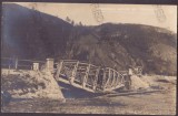 1691 - BRAN, Brasov, Pod CFR distrus, Ambulanta - old PC, real Photo - unused