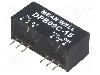Convertor de tensiune, DC-DC, intrare 36...75V DC, iesire 15V DC, putere 9W, MEAN WELL - DPB09C-15