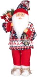 Decoratiune de Craciun Mos Craciun cu pulover, 45 cm