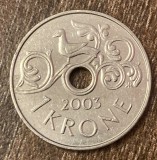 C50 - Moneda foarte veche - Norvegia - 1 koroana - 2003