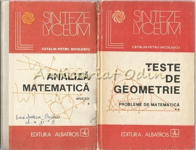 Analiza Matematica. Aplicatii I, II - Catalin-Petru Nicolescu foto