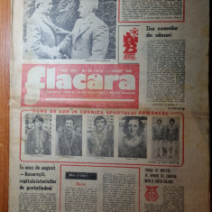 flacara 7 august 1980-ceausescu in galati,nadia comaneci 2 medalii aur,calarasi