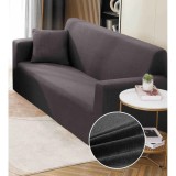 Cumpara ieftin Husa Canapea 2 Locuri Elastica Moderna Gri Inchis - JO875