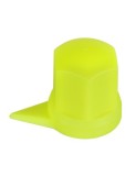 Set 10 Bucati Capac Plastic Pentru Prezon Roata Cu Indicator 33 mm Neon Galben 54.5 Mm