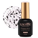 Cumpara ieftin Top Coat LUXORISE - FlakesArt Shine Noir Elegance 10ml