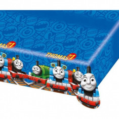 Fata de masa Trenuletul Thomas si Prietenii din plastic 120 x 180 cm foto
