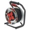 Prelungitor alimentare KERG 3x1,5mm2 bobinat cu 4 prize, negru