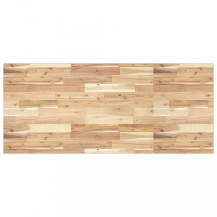 Blat de baie netratat, 140x60x2 cm, lemn masiv de acacia