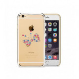 Husa Capac Astrum BUTTERFLY Apple iPhone 6/6s Gri Swarovski, Plastic, Carcasa