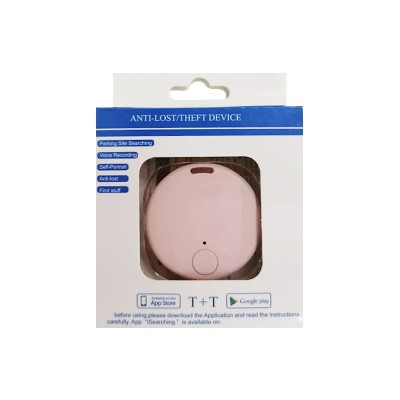 Dispozitiv Bluetooth Impotriva Pierderii, Flippy, Roz, Cutie, Baterie si Manual de Utilizare Incluse foto