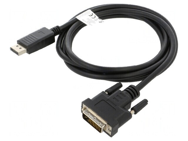 Cablu adaptor DisplayPort 1.2 1,8m negru