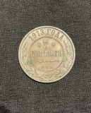 Moneda 3 copeici 1913 Rusia