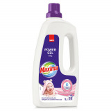 Detergent Gel Concentrat pentru Rufe Sano Maxima Baby, 1 L, Parfum Floral, Detergent Concentrat Rufe, Detergent Rufe, Detergent Haine, Detergent Lichi