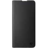 Husa tip carte cu stand Techsuit Magnet Skin neagra pentru Samsung Galaxy S25 FE