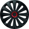 SET CAPACE ROTI 15` Trend Negru Cu Inel Rosu, Mega Drive