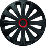 SET CAPACE ROTI 16` Trend Negru Cu Inel Rosu, Mega Drive