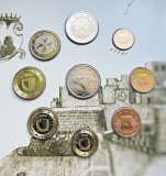 Set 1 cent- 2 euro 2024 Malta + 2 euro 2024 Ċittadella Gozo, 10.000 ex., Europa