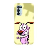 Husa compatibila cu Oppo A54 5G, Viceversa, model Hello its me Courage, Silicon, TPU, Transparent, Carcasa