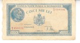 B12 - Bancnota Romania - 5000 lei - emisiune 15 decembrie 1944