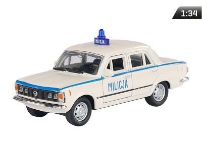 Model 1:34, Prl Fiat 125p Milicja, Alb A884F125MIB foto