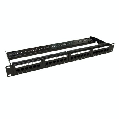 Patch Panel 1U, UTP cat6A, 24 porturi RJ45 - ASYTECH Networking ASY-PP-UTP6A-24 foto