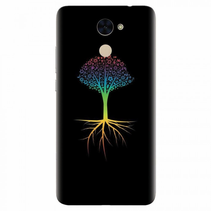 Husa silicon pentru Huawei Y7 Prime 2017, Tree 001